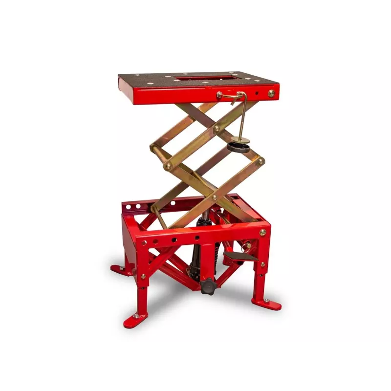 leve moto hydraulique BIHR rouge
