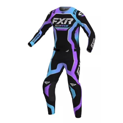 Tenue FXR REVO 25 AURORA NOIR BLEU VILOET
