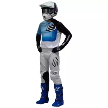 Tenue Bud 95' EVO bleu ciel noir blanc