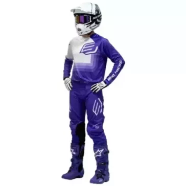 Tenue Bud 95' violet blanc