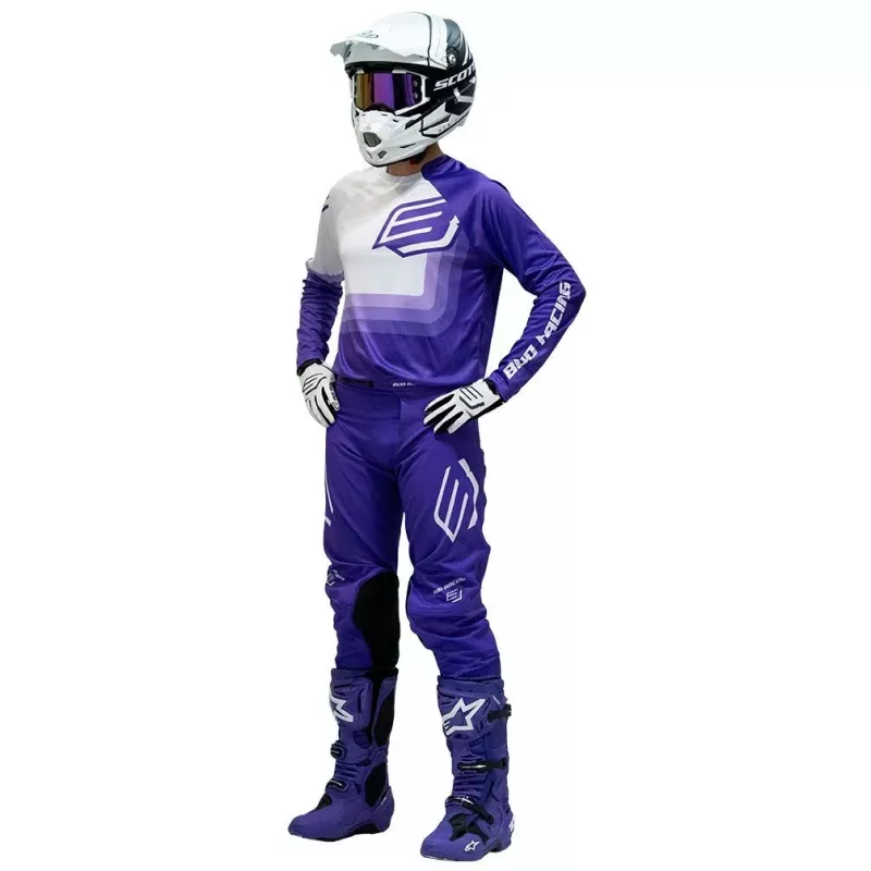 Tenue Bud 95' violet blanc