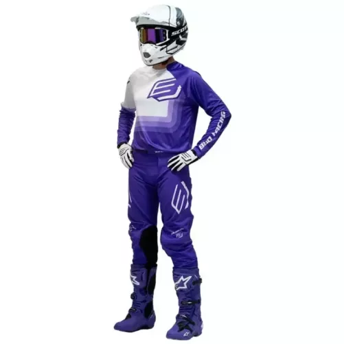 Tenue Bud 95' violet blanc