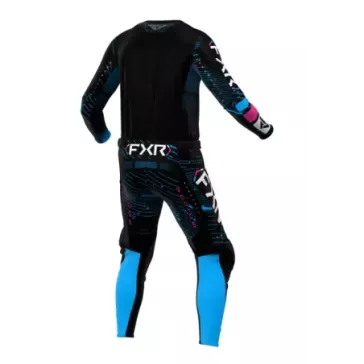 Tenue FXR PODIUM 25 NOIR BLEU ROSE