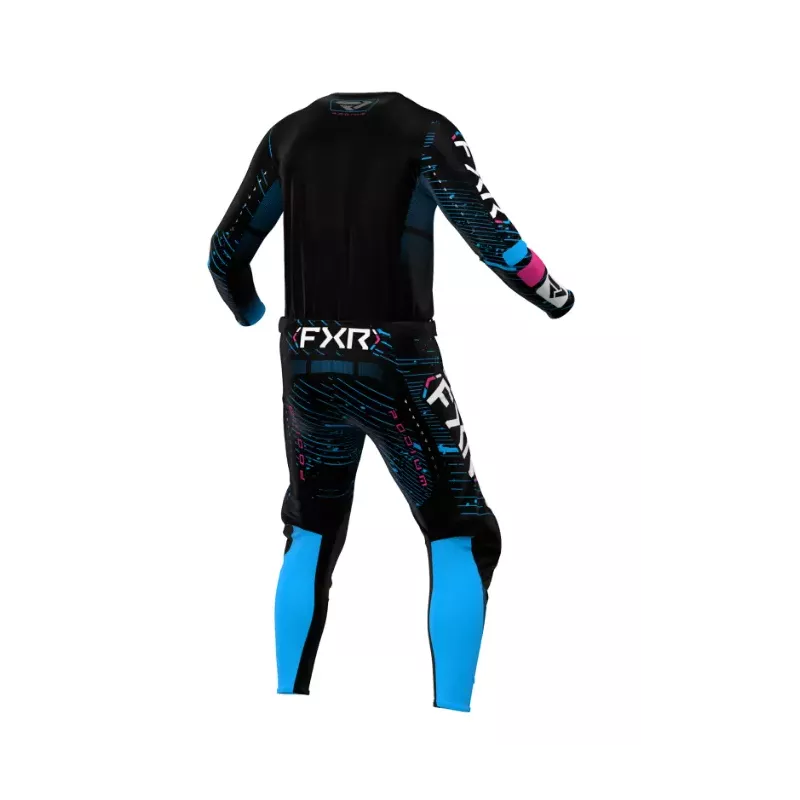 Tenue FXR PODIUM 25 NOIR BLEU ROSE
