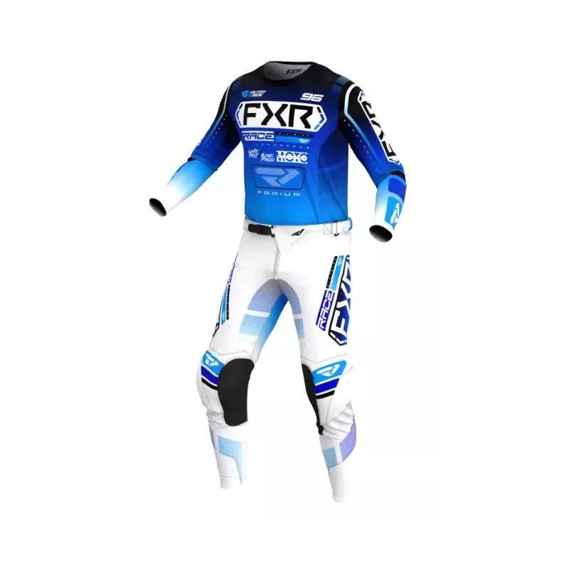 Tenue FXR PODIUM 25 BLEU BLANC