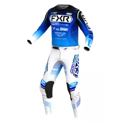 Tenue FXR PODIUM 25 BLEU BLANC