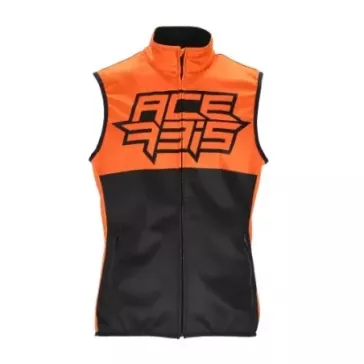 Gilet Softshell Acerbis Noir & Orange
