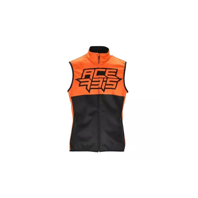 Gilet Softshell Acerbis Noir & Orange