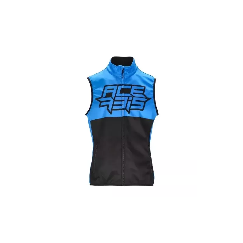 Gilet Softshell Acerbis Noir & Bleu