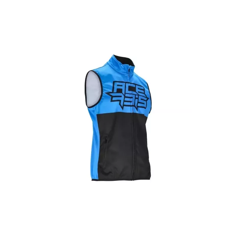 Gilet Softshell Acerbis Noir & Bleu