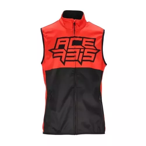 Gilet Softshell Acerbis Noir & Rouge