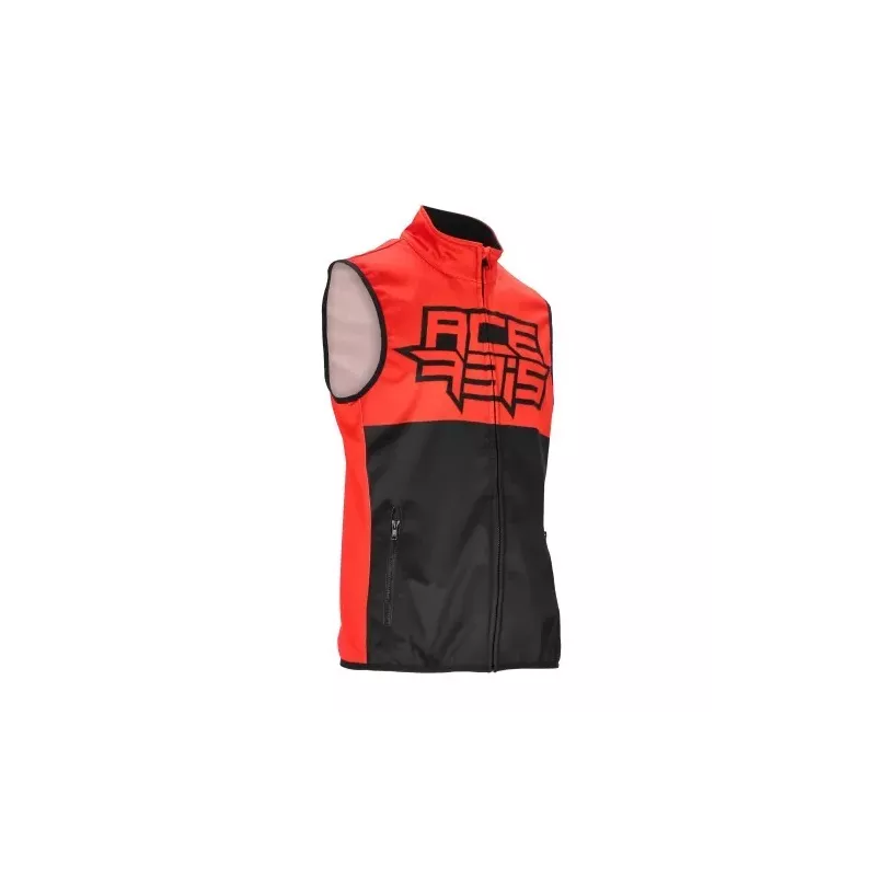 Gilet Softshell Acerbis Noir & Rouge