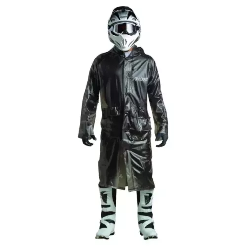 veste THOR MX excel trench rain jacket black