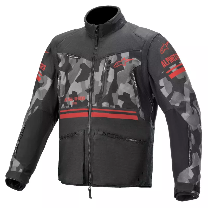 Veste enduro ALPINESTARS VENTURE camo rouge
