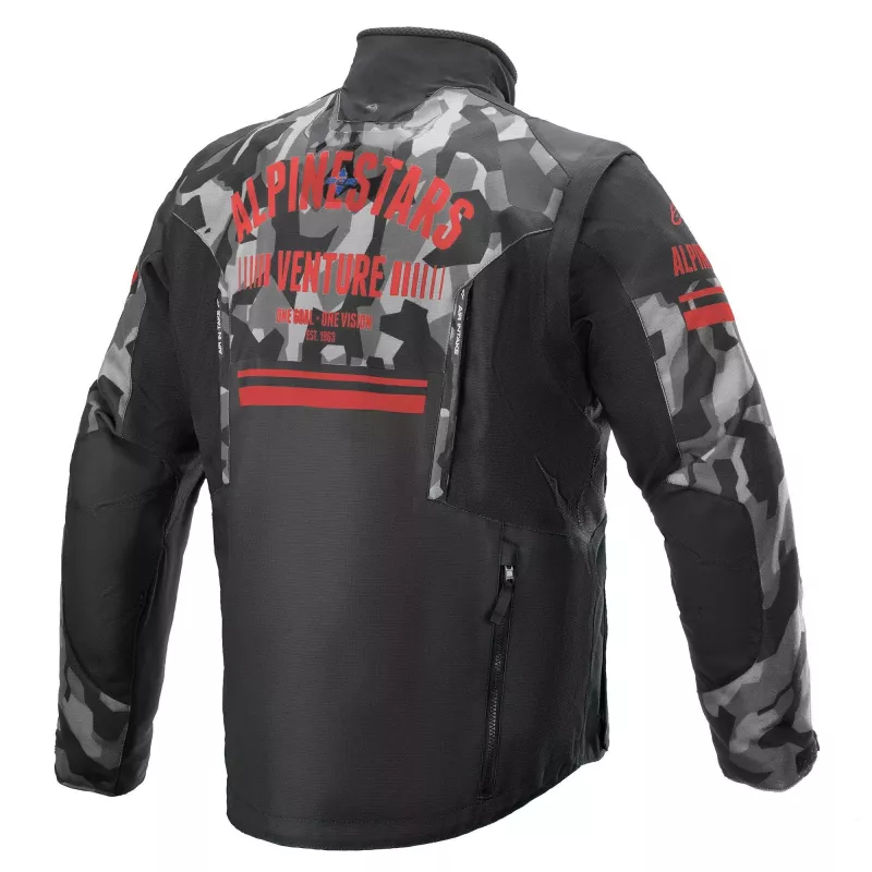 Veste enduro ALPINESTARS VENTURE camo rouge
