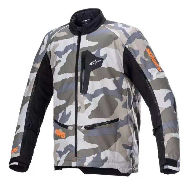 Veste enduro ALPINESTARS VENTURE XT camouflage orange