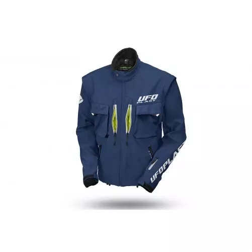 Veste Enduro UFO Taiga Marine Fluo avec protection