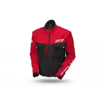 Veste Enduro UFO Taiga Red Black avrc protection