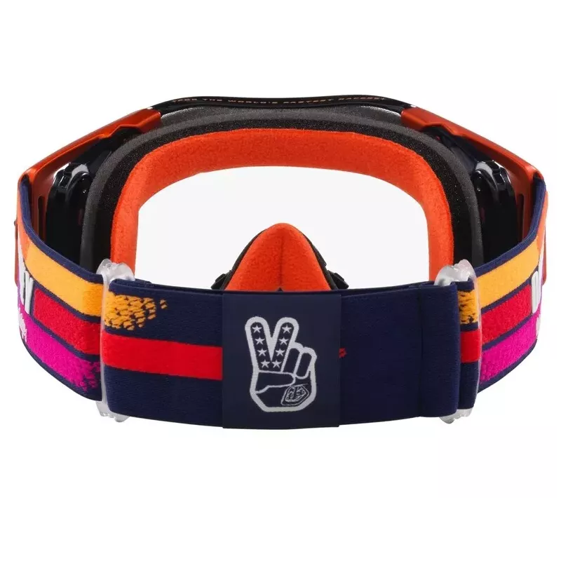 Masque OAKLEY Airbrake MX - TLD Navy Sunrise écran Clair