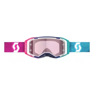 Masque Scott Prospect 2.0 AMP Bleu Rose Radian Ecran Rose