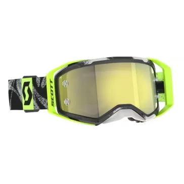 Masque Scott Prospect 2.0 Noir CaviarJaune/Ecran Jaune chrome