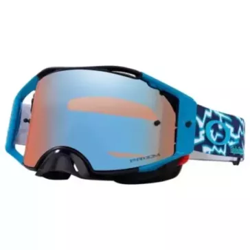 Masque OAKLEY Airbrake MX TLD Blue Lightning ecran Prizm MX Sapphire