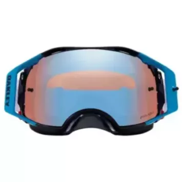 Masque OAKLEY Airbrake MX TLD Blue Lightning ecran Prizm MX Sapphire