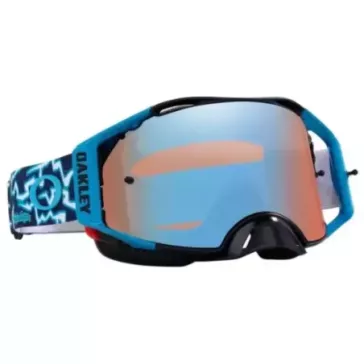 Masque OAKLEY Airbrake MX TLD Blue Lightning ecran Prizm MX Sapphire