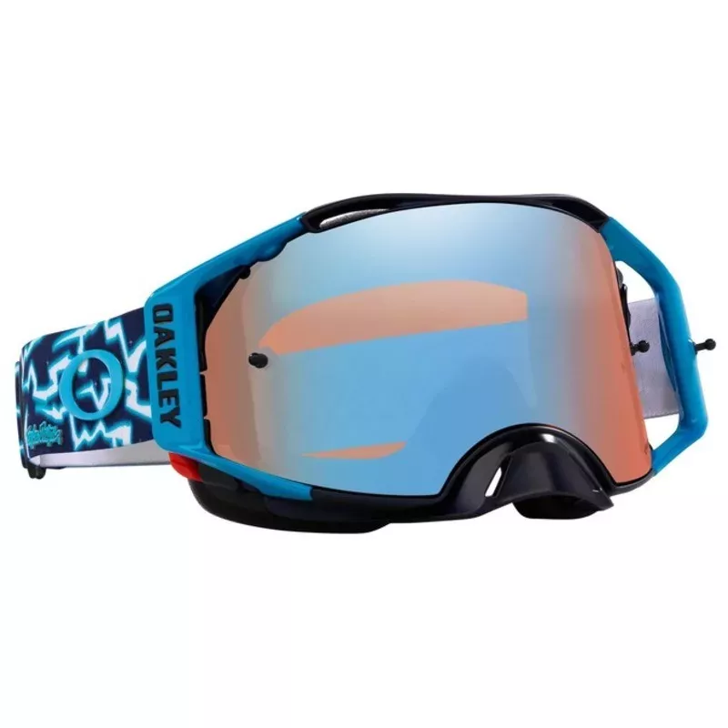 Masque OAKLEY Airbrake MX TLD Blue Lightning ecran Prizm MX Sapphire Masque OAKLEY Airbrake MX TLD Blue Lightning ecran Prizm MX Sapphire