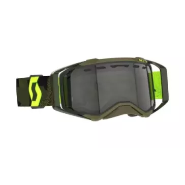 Masque Scott Prospect Enduro Vert Kaki Jaune Fluo Ecran Light Sensitive