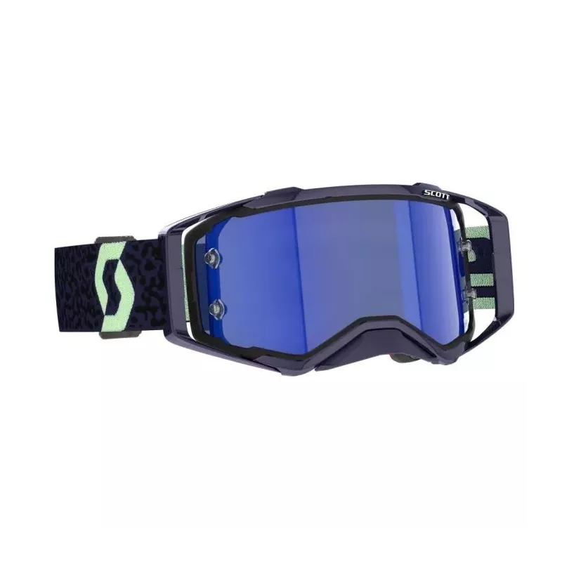 Masque Scott Prospect Amplifier Violet Vert Mint/Ecran Bleu chrome