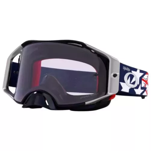 Masque OAKLEY Airbrake MX TLD Red White Blue Wings ecran Prizm MX Low Light
