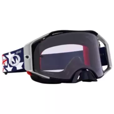 Masque OAKLEY Airbrake MX TLD Red White Blue Wings ecran Prizm MX Low Light