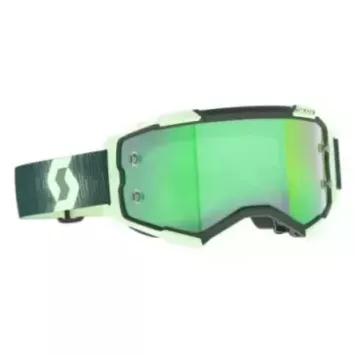 Masque Scott Fury Vert Fonce Vert Menthe Ecran Green Chrome