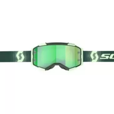 Masque Scott Fury Vert Fonce Vert Menthe Ecran Green Chrome