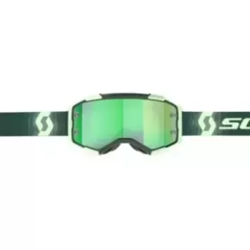 Masque Scott Fury Vert Fonce Vert Menthe Ecran Green Chrome