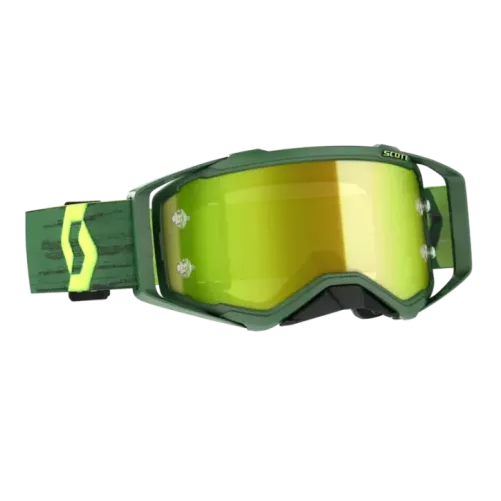Masque SCOTT PROSPECT vert jaune écran jaune chrome
