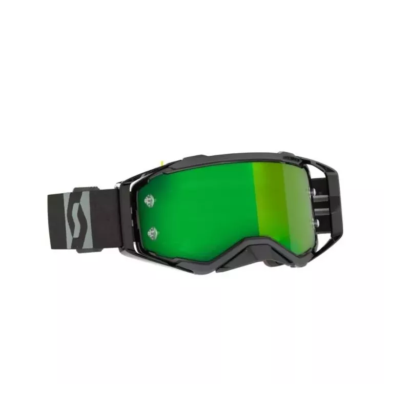 Masque Prospect Noir Gris Ecran Vert Chrome