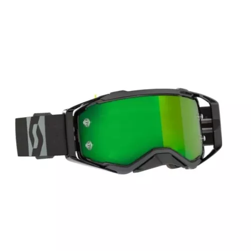 Masque Prospect Noir Gris Ecran Vert Chrome