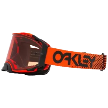Masque OAKLEY Airbrake MX Moto Orange B1B écran Prizm MX Bronze