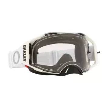 Masque OAKLEY Airbrake MX Tuff Blocks White écran clair