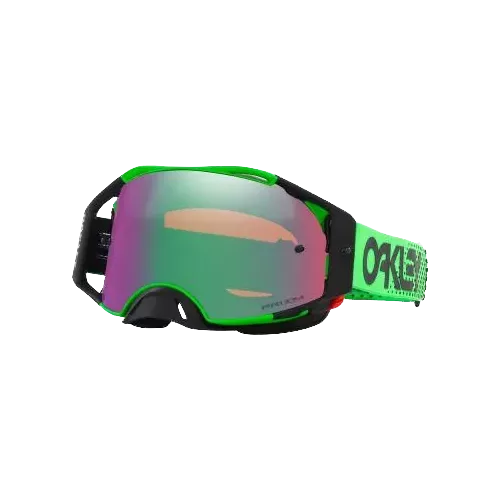 Masque OAKLEY Airbrake MX Moto Vert B1B écran Prizm MX Jade
