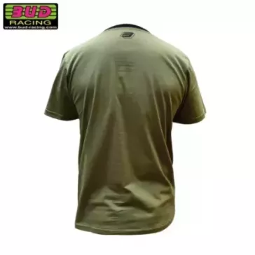 Tee shirt BUD RACING PATRIOT pocket vert noir