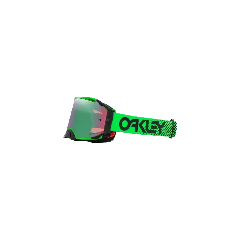 Masque OAKLEY Airbrake MX Moto Vert B1B écran Prizm MX Jade