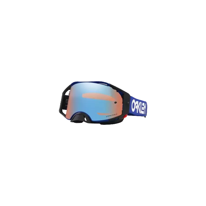 Masque OAKLEY Airbrake MX Moto Bleu B1B écran Prizm MX Sapphire
