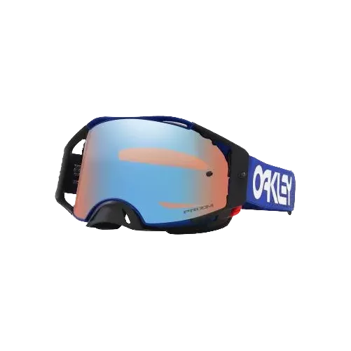 Masque OAKLEY Airbrake MX Moto Bleu B1B écran Prizm MX Sapphire