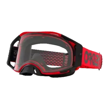Masque OAKLEY Airbrake MX Moto Rouge B1B écran clair