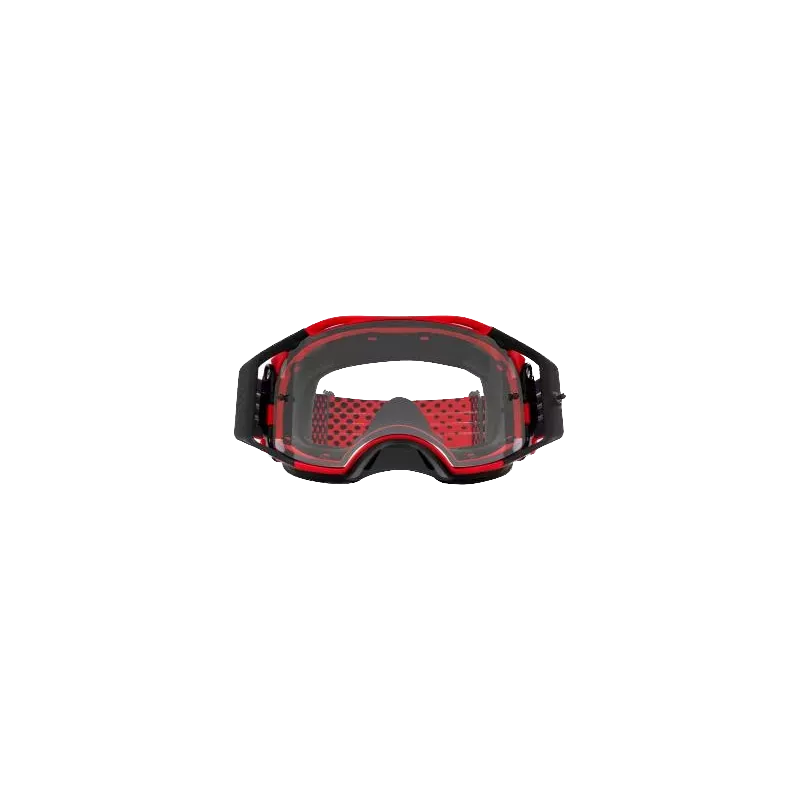 Masque OAKLEY Airbrake MX Moto Rouge B1B écran clair