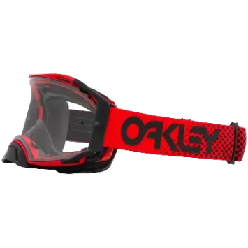 Masque OAKLEY Airbrake MX Moto Rouge B1B écran clair