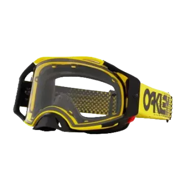 Masque OAKLEY Airbrake MX Moto Jaune B1B écran clair